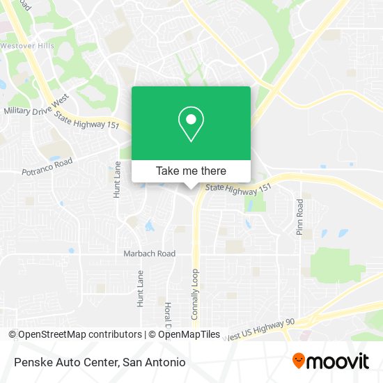 Penske Auto Center map