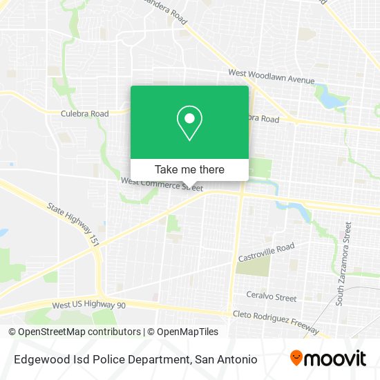 Edgewood Isd Police Department map