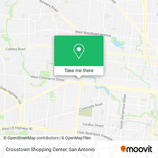 Mapa de Crosstown Shopping Center