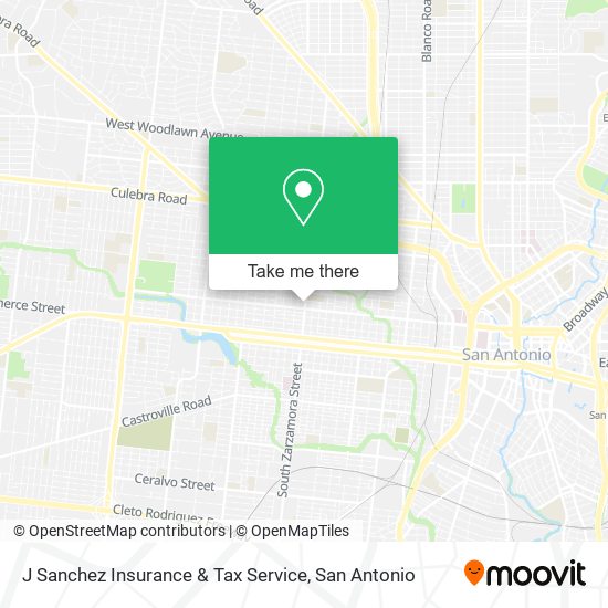J Sanchez Insurance & Tax Service map
