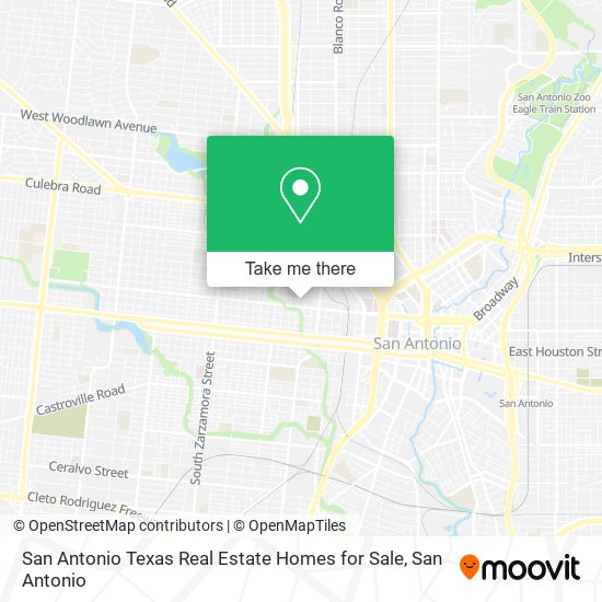 San Antonio Texas Real Estate Homes for Sale map