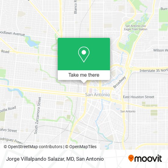 Jorge Villalpando Salazar, MD map