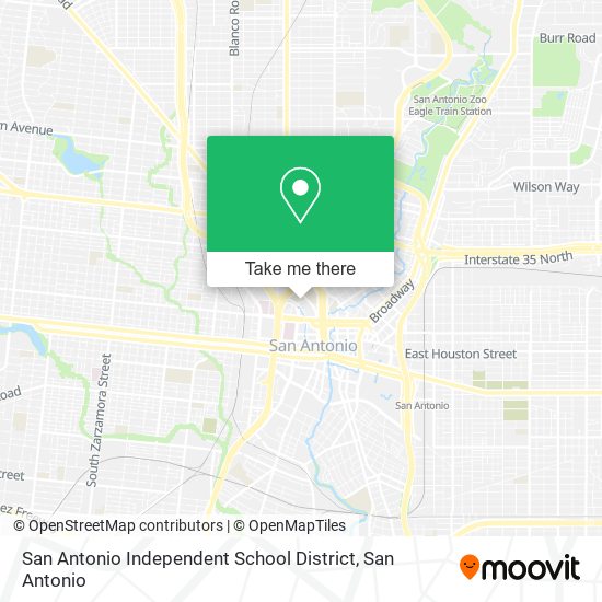 San Antonio Independent School District map