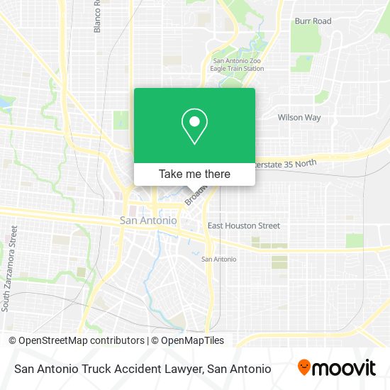 Mapa de San Antonio Truck Accident Lawyer