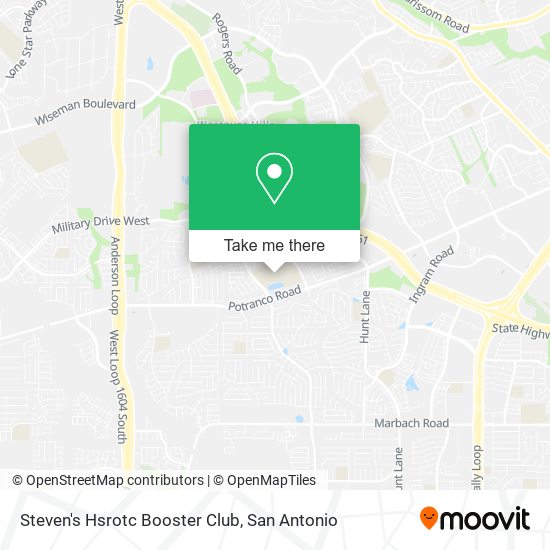 Steven's Hsrotc Booster Club map