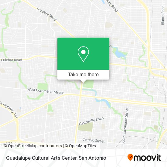 Guadalupe Cultural Arts Center map