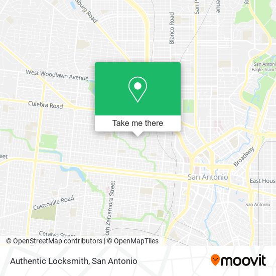 Mapa de Authentic Locksmith