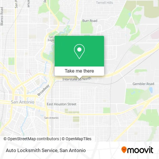 Auto Locksmith Service map