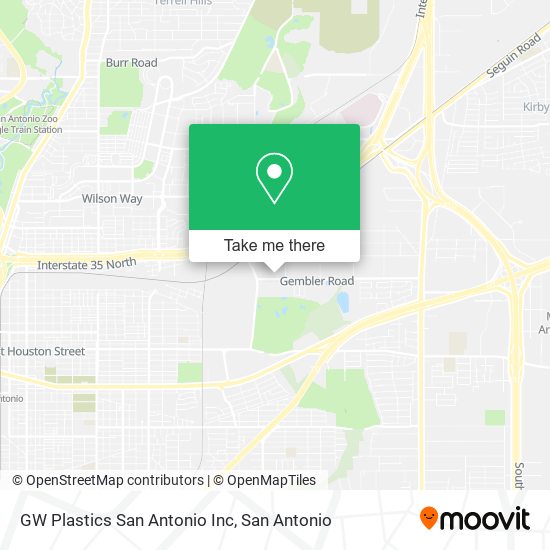 Mapa de GW Plastics San Antonio Inc