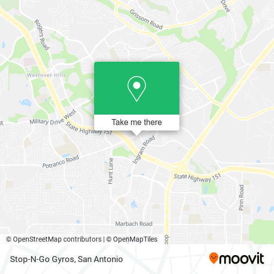 Stop-N-Go Gyros map