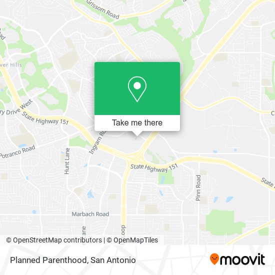 Mapa de Planned Parenthood