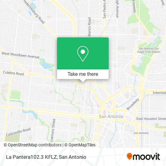 La Pantera102.3 KFLZ map