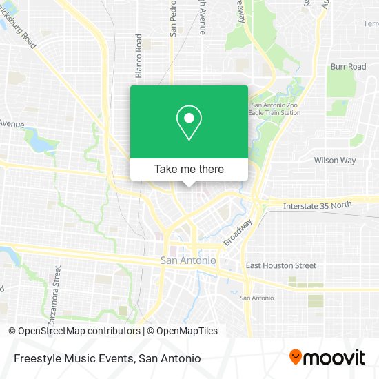 Freestyle Music Events map