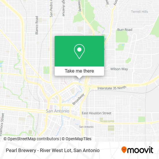 Mapa de Pearl Brewery - River West Lot