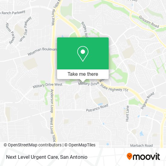 Mapa de Next Level Urgent Care