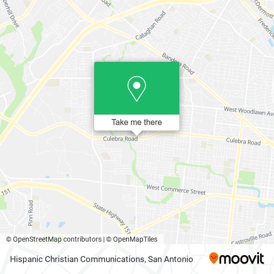 Hispanic Christian Communications map