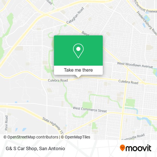 Mapa de G& S Car Shop