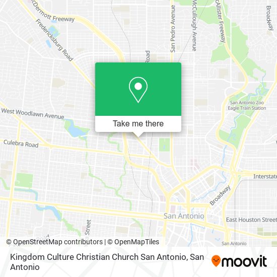 Kingdom Culture Christian Church San Antonio map