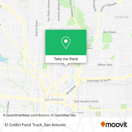 El Colibri Food Truck map