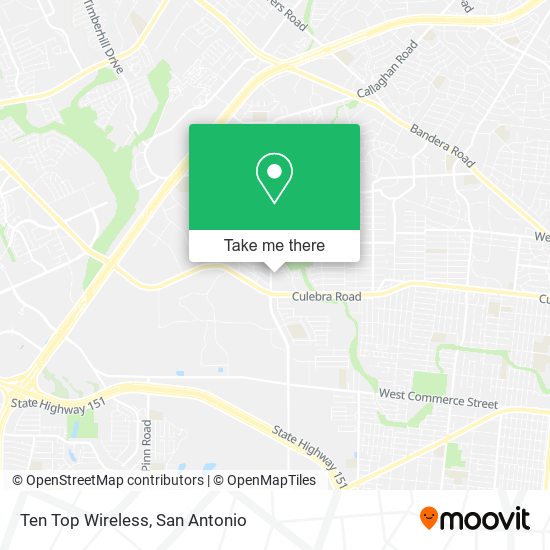 Ten Top Wireless map