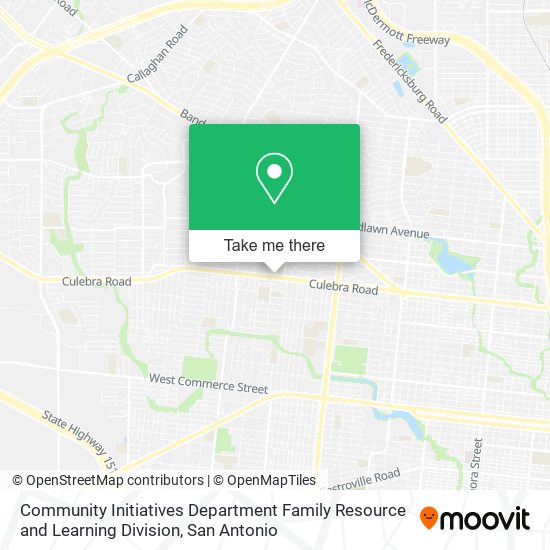 Community Initiatives Department Family Resource and Learning Division map