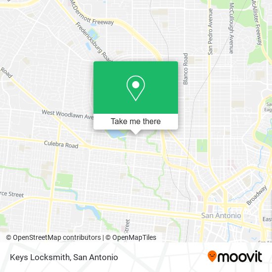 Mapa de Keys Locksmith