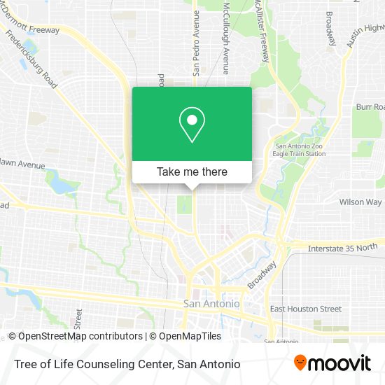 Mapa de Tree of Life Counseling Center