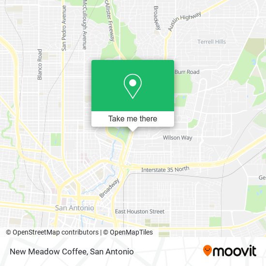 New Meadow Coffee map