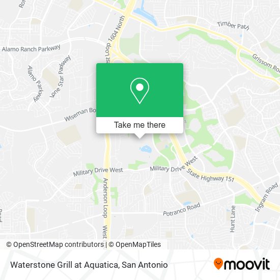 Mapa de Waterstone Grill at Aquatica