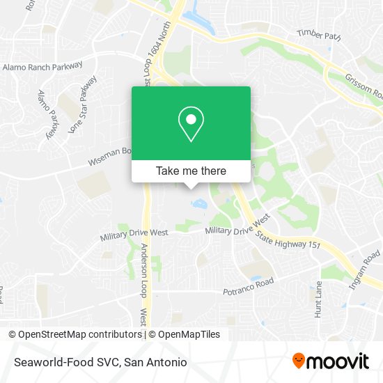 Mapa de Seaworld-Food SVC
