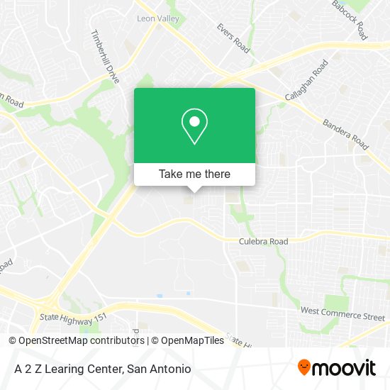 Mapa de A 2 Z Learing Center