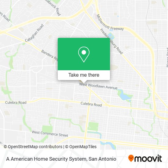 A American Home Security System map