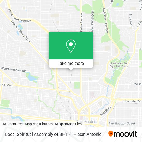 Local Spiritual Assembly of BH'I FTH map