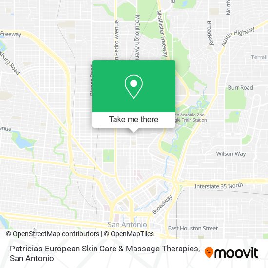 Patricia's European Skin Care & Massage Therapies map