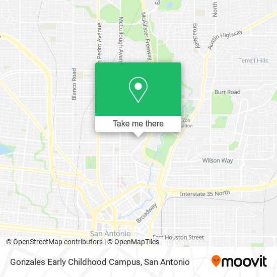 Gonzales Early Childhood Campus map