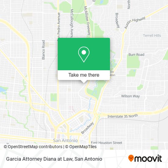 Garcia Attorney Diana at Law map