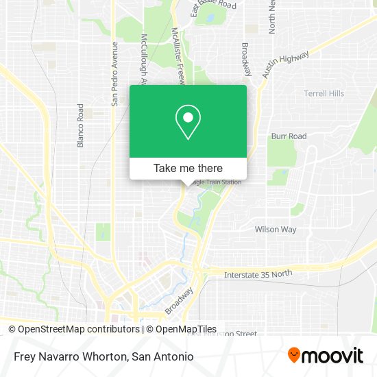 Frey Navarro Whorton map