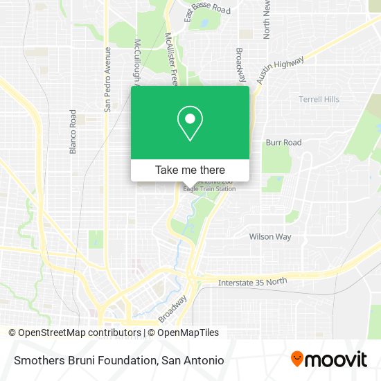 Smothers Bruni Foundation map