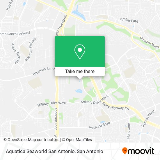 Aquatica Seaworld San Antonio map
