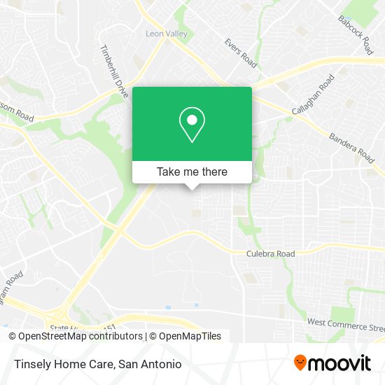 Mapa de Tinsely Home Care