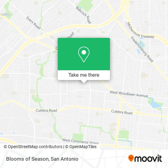 Blooms of Season map