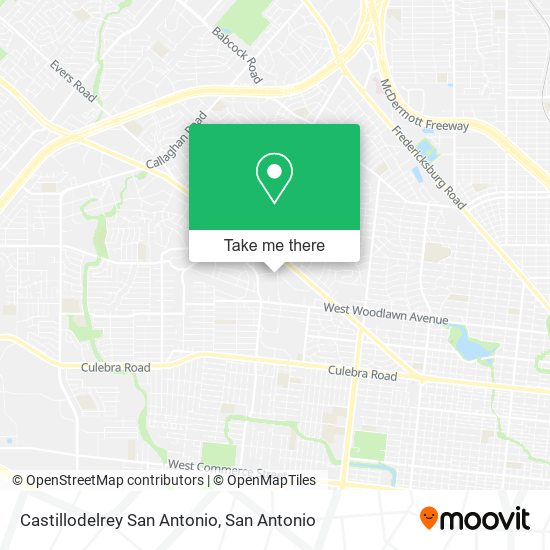 Castillodelrey San Antonio map