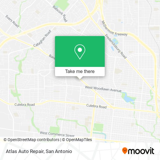 Mapa de Atlas Auto Repair