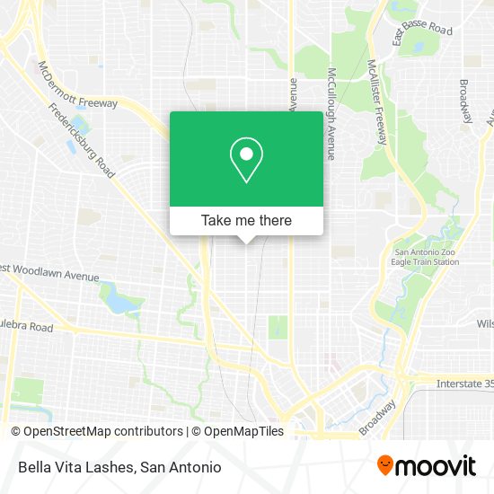 Bella Vita Lashes map