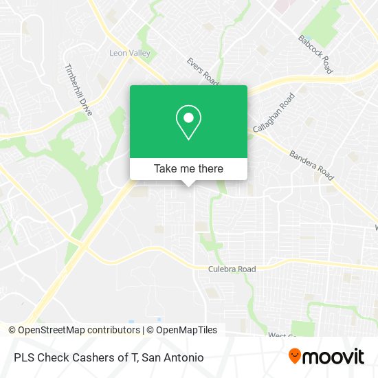 Mapa de PLS Check Cashers of T