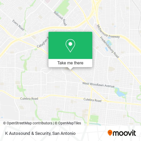 K Autosound & Security map