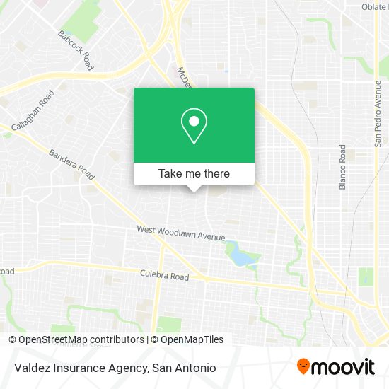 Mapa de Valdez Insurance Agency