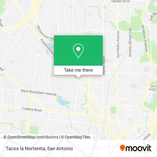 Mapa de Tacos la Nortenita