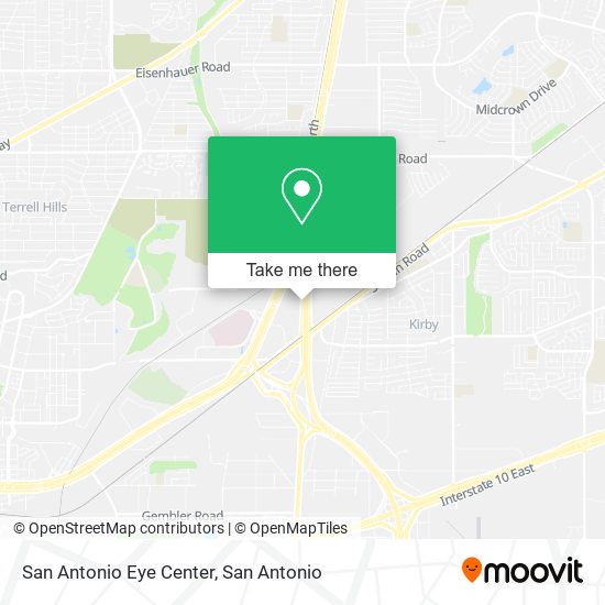 Mapa de San Antonio Eye Center