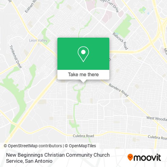 New Beginnings Christian Community Church Service map